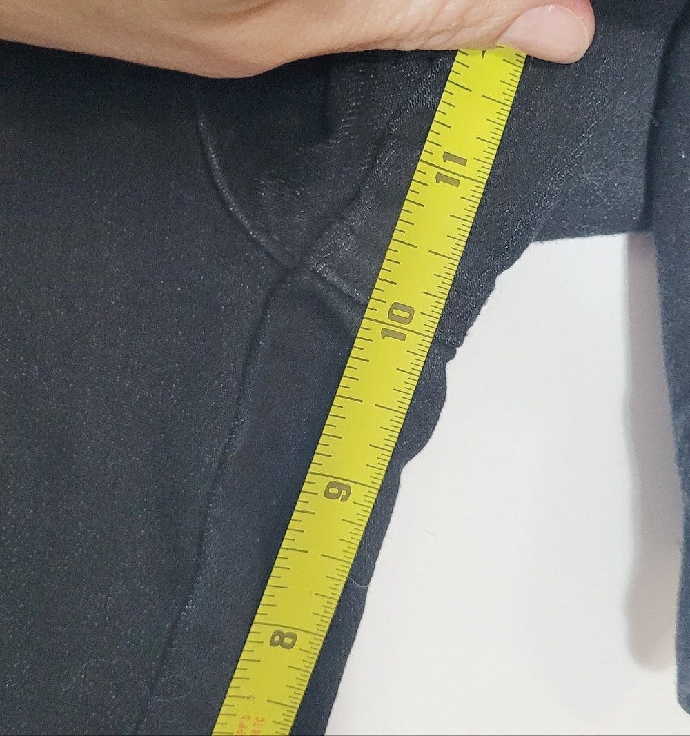 Simon Chang NEW Black Denim100% Cotton Jeans Pockets Embroidered Gems Shorts NWT - Picture 13 of 15